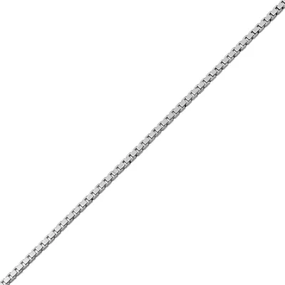 18″-22″ Box Chain Sterling Silver