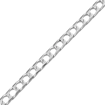 22″-24″ Square Curb Chain Sterling Silver