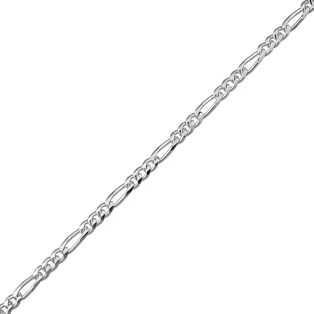 18″ Figaro Chain in Sterling Silver