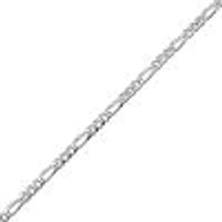 18″-20″ Figaro Chain Sterling Silver