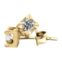 Stud Earrings with Carat TW of Diamonds 14kt Gold