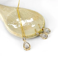 Earrings with .10 Carat TW of Diamonds in 10kt Yellow Gold