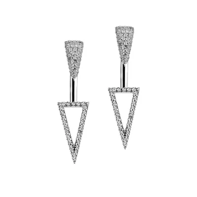 Earrings with .20 Carat TW of Diamonds in Sterling Silver