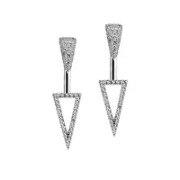 Earrings with .20 Carat TW of Diamonds in Sterling Silver