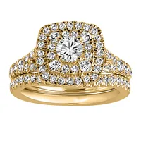 Engagement Ring with 1.25 Carat TW of Diamonds 14kt Yellow Gold