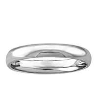 3MM Comfort Fit Wedding Band 10kt White Gold