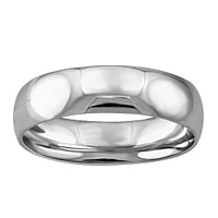 5MM Comfort Fit Wedding Band 10kt White Gold