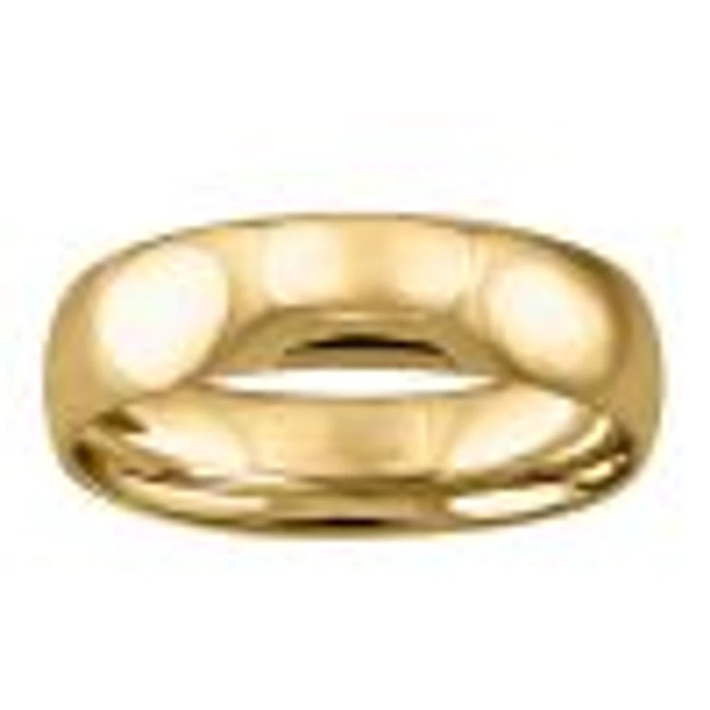 5MM Comfort Fit Wedding Band 10kt Yellow Gold