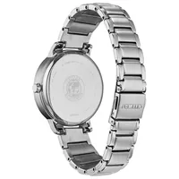 Women’s Citizen Eco-Drive Silhouette Crystal Silver Tone Watch