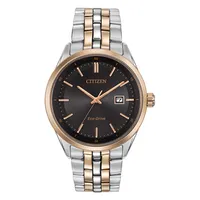 Mens Citizen Eco Drive Corso Two Tone Watch