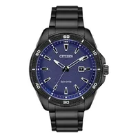 Mens Citizen Eco Drive AR Black Tone Watch