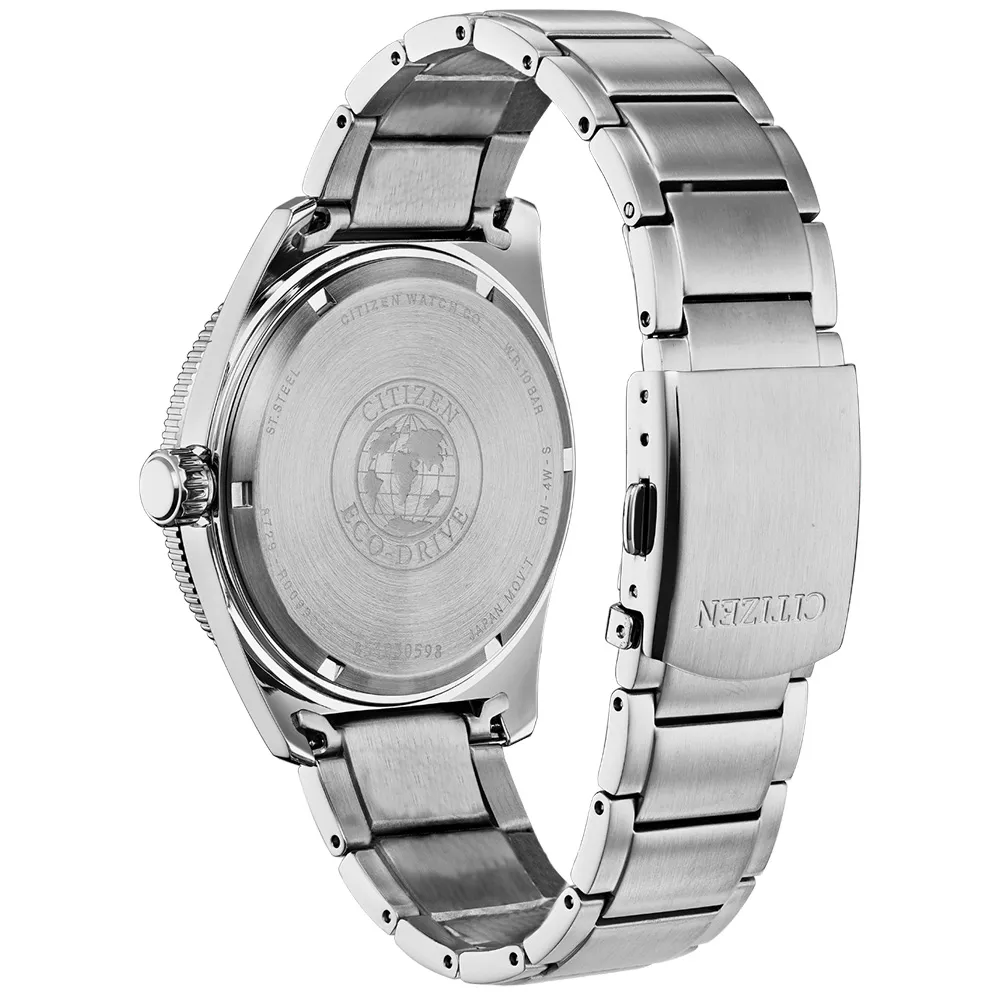 Men’s Citizen Eco-Drive Brycen Silver Tone Watch