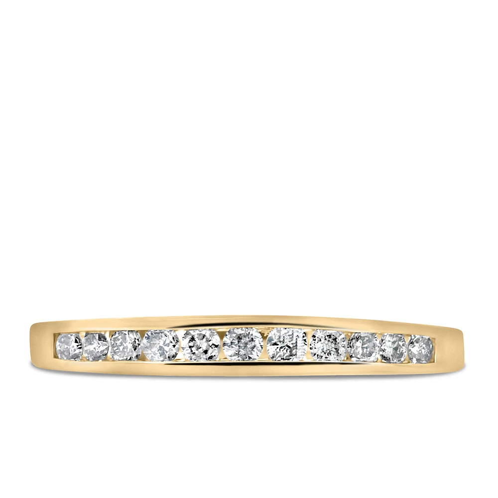 Wedding Band with Carat TW of Diamonds in 14kt Gold