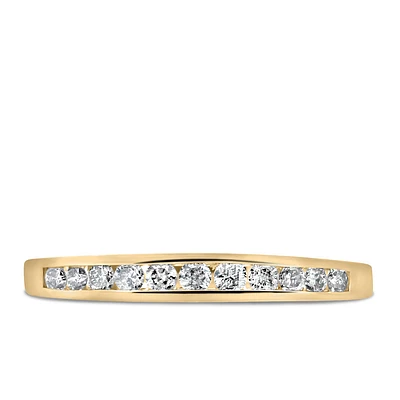 Wedding Band with Carat TW of Diamonds in 14kt Gold