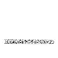 Wedding Band with .33 Carat TW of Diamonds in 14kt White Gold