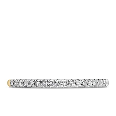 Wedding Band with Carat TW of Diamonds in 14kt Yellow Gold