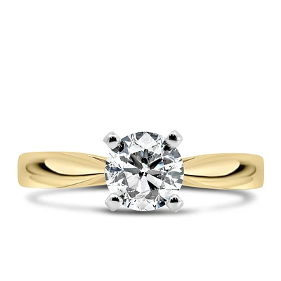 Great Canadian Solitaire Engagement Ring with 1.00 Carat Diamond in 14kt Yellow Gold