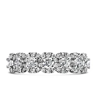 Stackable Ring with 1.00 Carat TW of Diamonds in 14kt White Gold