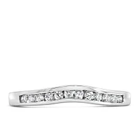 Wedding Band with .15 Carat TW of Diamonds 14kt Gold