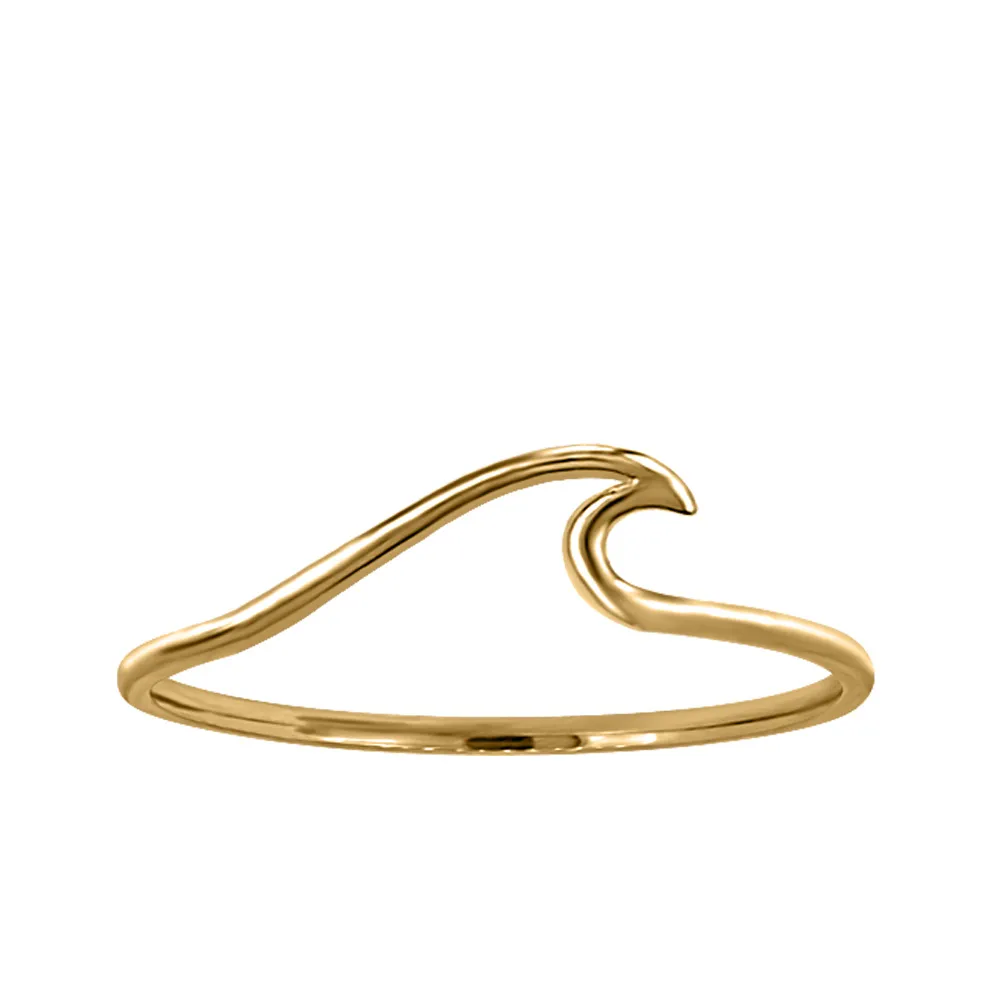 Wave Ring in 14kt Yellow Gold