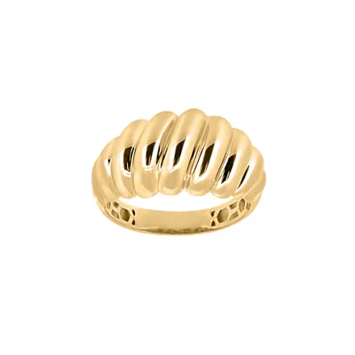 Cornetto Ring in 10kt Yellow Gold