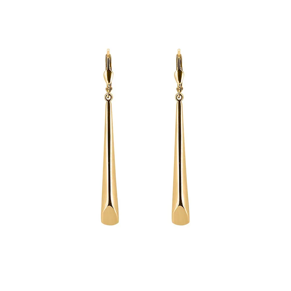 Dangle Earrings in 10kt Yellow Gold