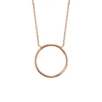 Circle Necklace 14kt Rose Gold