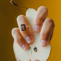 Cleo Ring with Smoky Quartz 10kt Rose Gold