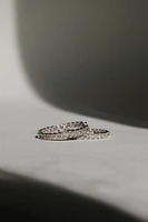 Inside Out Hoop Earrings with 1.00 Carat TW of Diamonds 10kt White Gold