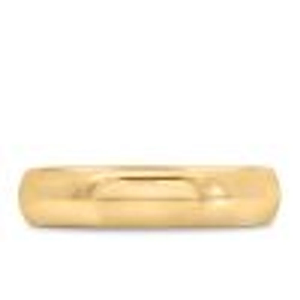 4MM Comfort Fit Wedding Band 10kt Yellow Gold