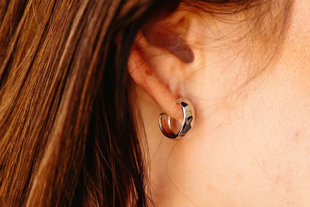 Hoop Earrings in Sterling Silver