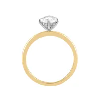 Pear Engagement Ring with 1.33 Carat TW of Lab Created Diamonds 14kt Gold