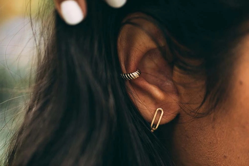 Rope Cuff Earring 10kt Yellow Gold