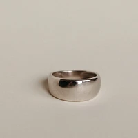 7MM Dome Ring 10kt White Gold