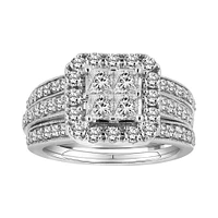 Engagement Ring with 2.00 Carat TW of Diamonds 14kt White Gold