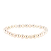 Stretch Bracelet with 7MM Freshwater Pearls