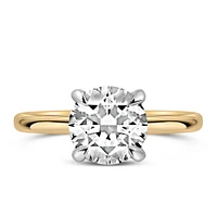 Classic Solitaire Engagement Ring with 2.62 Carat TW of Lab Created Diamonds in 14kt Yellow Gold