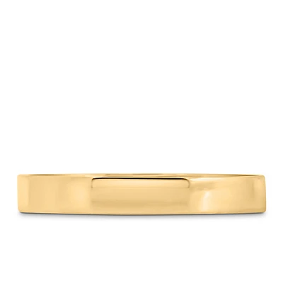 2.5MM Petite Cigar Band 10kt Yellow Gold