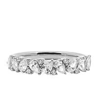 Ring with .80 Carat TW of Lab Created Diamonds 14kt White Gold