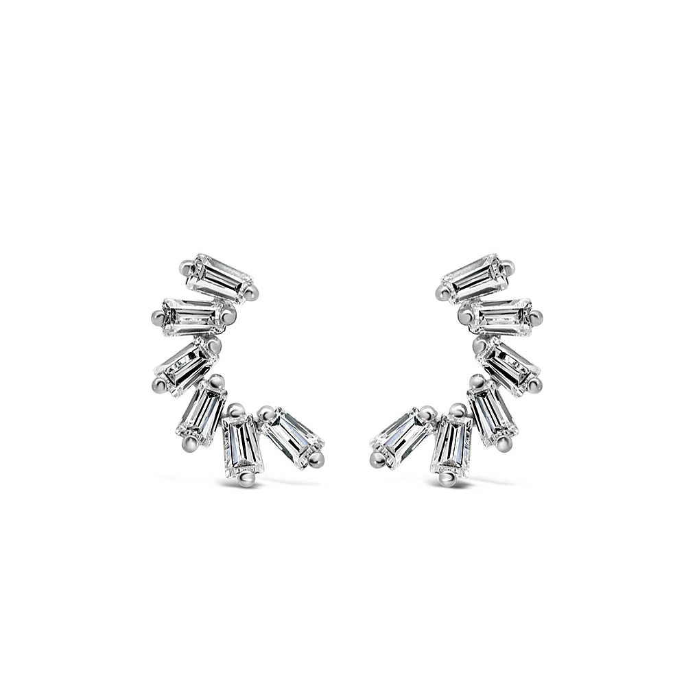 Earrings with Cubic Zirconia Sterling Silver