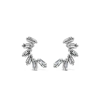 Earrings with Cubic Zirconia Sterling Silver