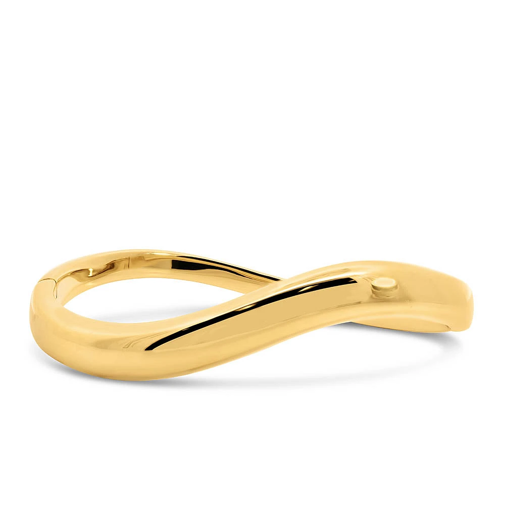 4.3-8.2MM Annabelle Wave Bangle Gold Vermeil Sterling Silver