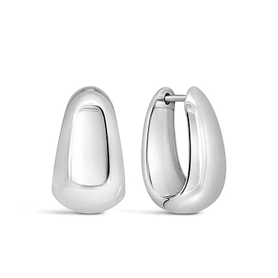 7-15MM Aria Hoop Earrings in Sterling Silver