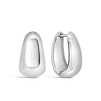 7-15MM Aria Hoop Earrings Sterling Silver