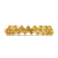 Stackable Ring with Citrine 10kt Yellow Gold