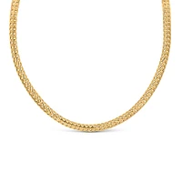 16″+2″ 4MM Open Herringbone Chain 10kt Yellow Gold