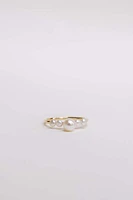 Ring with Pearls 10kt Yellow Gold