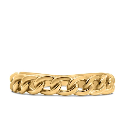 Stackable Open Link Ring in 10kt Gold