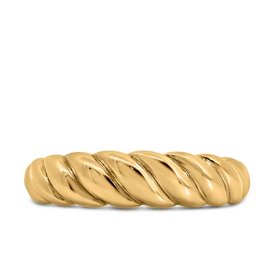 Stackable Petite Cornetto Ring in 10kt Gold
