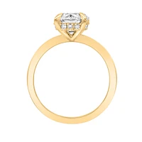 Round Engagement Ring with 2.32 Carat TW of Lab Created Diamonds in 14kt Yellow Gold